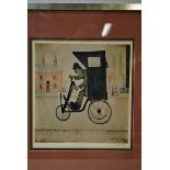 Laurence Stephen Lowry, RBA., RA., (British 1887-1976) The Contraption, colour print signed by the