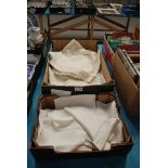 2 BOXES OF TABLE LINEN