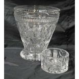 Waterford Crystal, The Millennium Collection Champagne Bucket 27cm high by 24.5cm diameter and a