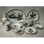 An extensive Portmeirion Table Service in the Donovan Birds of Britain design, by Susan Williams