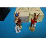 ROYAL DOULTON BUNNYKINS FIGURES - MOTHER, BE PREPARED, FATHER, JUDGE & SAILOR