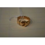 18CT GOLD BUCKLE RING 5.6G