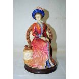 A porcelain figurine of Hannah Barlow, marked underneath 'Artists original proof by John Michael for