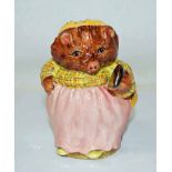 A Royal Doulton Beatrix Potter figure, large figurine of Mrs Tiggywinkle, 'Not for Resale'