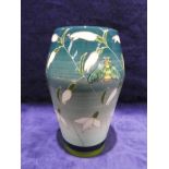 A Sally Tuffin for Dennis China Works 2003 Snowdrops Vase, inscribed S.T. Des No 17, 16cm high