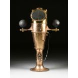 A VINTAGE AMERICAN SHIP'S BINNACLE, E.S. RITCHIE & SON'S INC., BOSTON, MID/LATE 20TH CENTURY, gilt