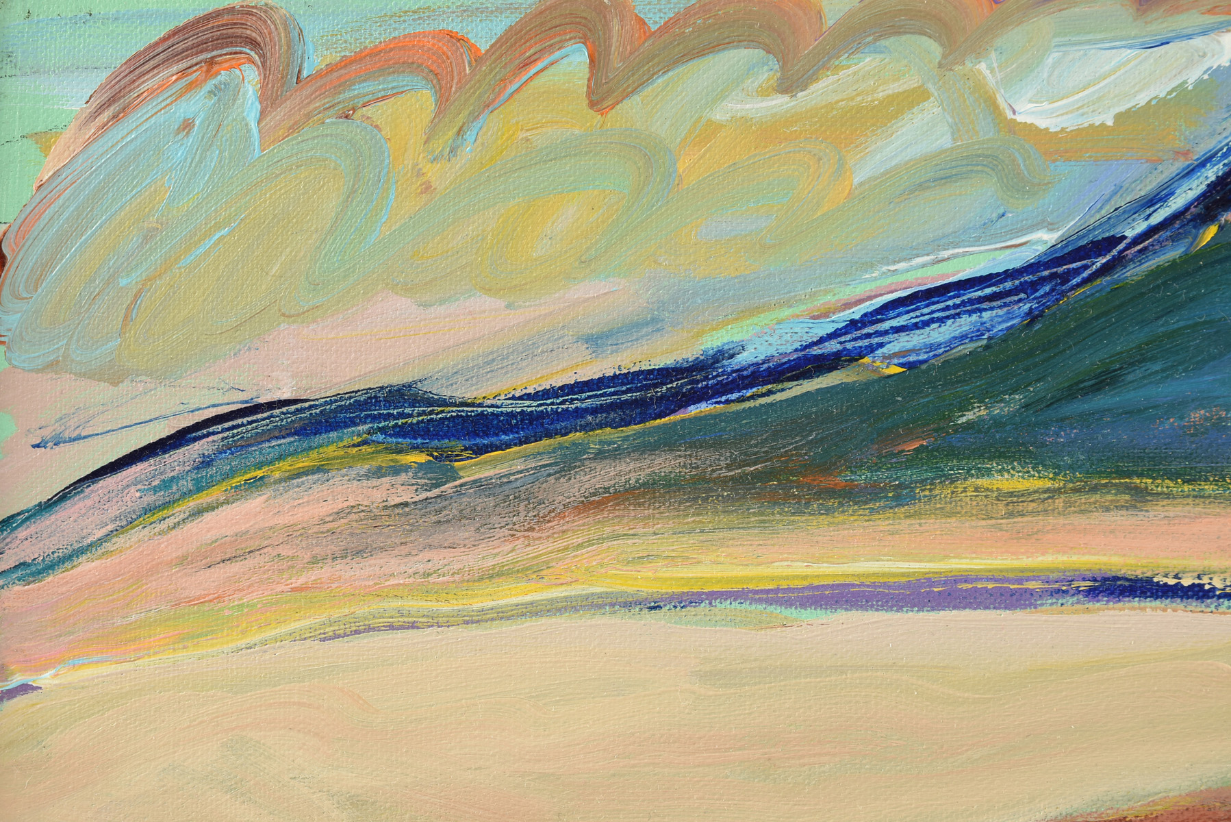 REG LOVING (American 20th/21st Century) A PAINTING, "Southwest Landscape," oil on canvas, signed L/ - Image 12 of 14