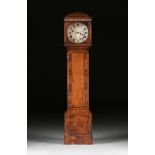 A GEORGE IV SCOTTISH FLAME MAHOGANY LONG CASE CLOCK, BY THOMAS BEGGS, GLASGOW, CIRCA 1822, the