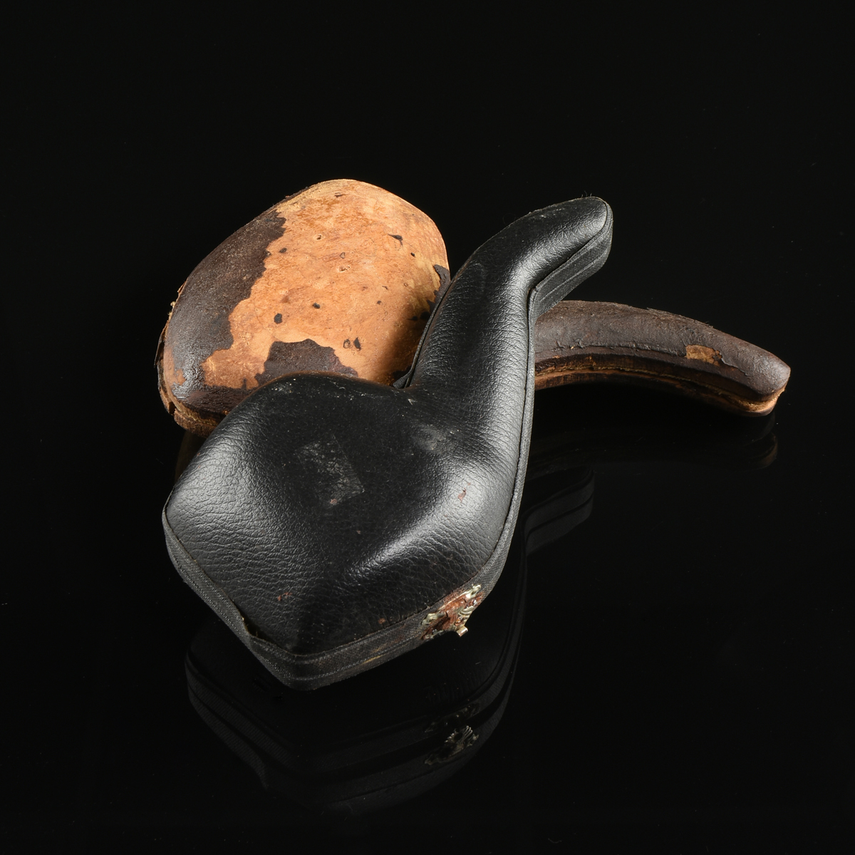 TWO MEERSCHAUM PORTRAIT TOBACCO PIPES, LATE 19TH/EARLY 20TH CENTURY, carved in the form of a - Image 9 of 9