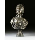 after FELIX LECOMTE (French 1737-1817) A BRONZE, "Marie Antoinette," EARLY 20TH CENTURY, cast