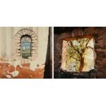 GEOFF WINNINGHAM (American/Texas b. 1943) TWO PHOTOGRAPHS, "Pozos 1994," and "Pozos 1996," color