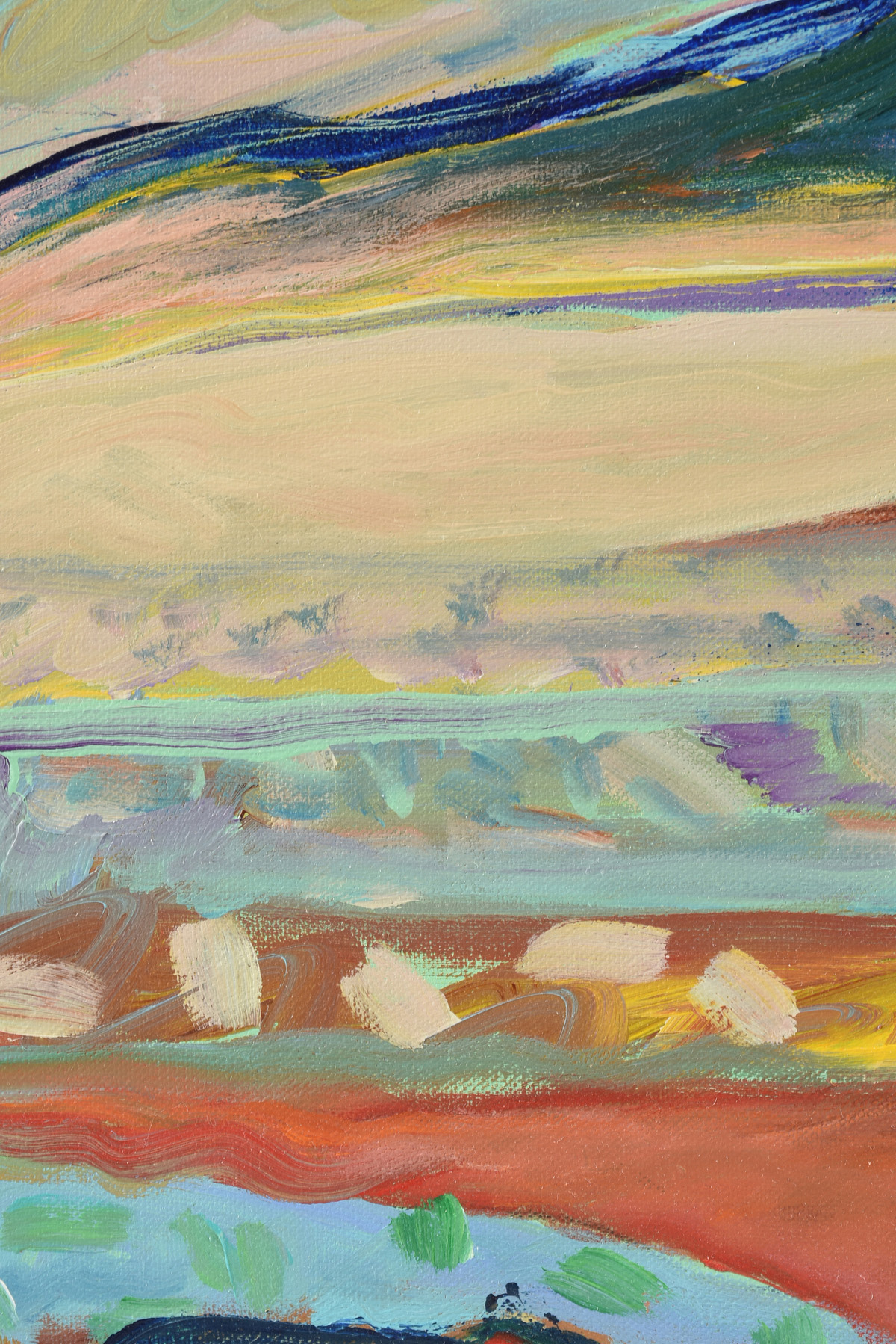 REG LOVING (American 20th/21st Century) A PAINTING, "Southwest Landscape," oil on canvas, signed L/ - Image 7 of 14