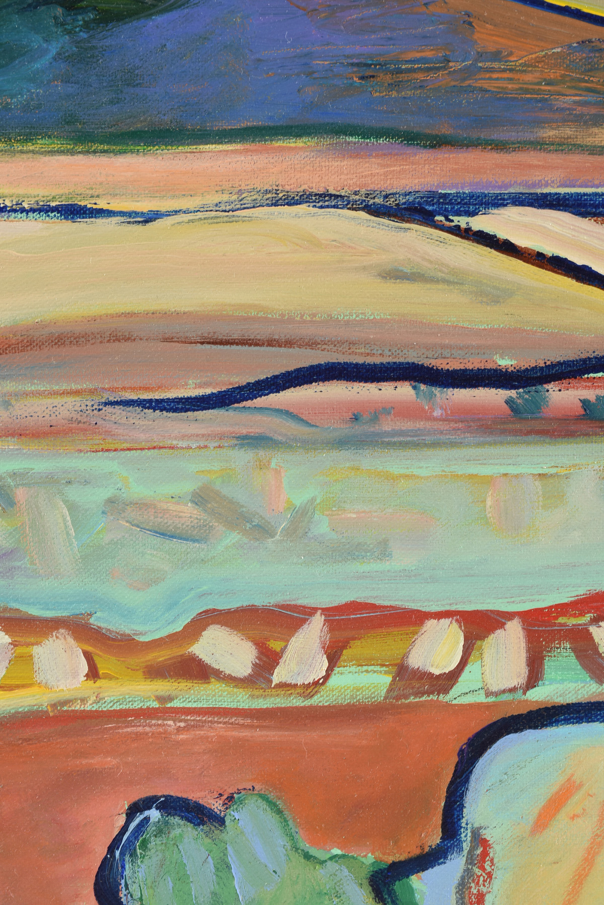 REG LOVING (American 20th/21st Century) A PAINTING, "Southwest Landscape," oil on canvas, signed L/ - Image 8 of 14