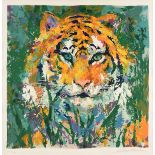 LEROY NEIMAN (American 1921-2012) A PRINT, "Tiger," color serigraph on paper, signed in pencil L/