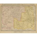 AN ANTIQUE MAP, "Rand McNally & Co.'s New 11" x 14" Map of Indian Territory and Oklahoma,"