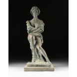 CHARLES UMLAUF (American/Texas 1911-1994) A SCULPTURE, "Beauty Seated," cast bronze, signed in