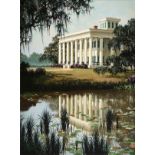 JAMES L. KENDRICK III (American/Louisiana 1946-2013) A PAINTING, "Greenwood Plantation, Feliciana