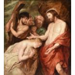 after PETER PAUL RUBENS (Flemish 1577-1640) A PAINTING, "Christ and the Penitent Sinners," MUNICH,