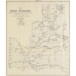 AN ANTIQUE SURVEY MAP, "Map of the Indian Territory, Exhibit B," WASHINGTON D.C., June 30, 1902,