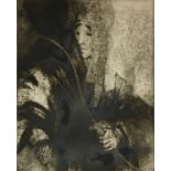 GENE KLOSS (American 1903-1996) A PRINT, "The Archer," etching on paper, signed L/R, "Gene Kloss