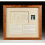 AN ANTIQUE REPUBLIC OF TEXAS DOCUMENT, SIGNED BY MIRABEAU B. LAMAR, PRESIDENT OF THE REPUBLIC OF