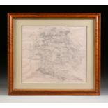 A FACSIMILE CADASTRAL MAP, "Map of Bexar County, " EARLY 20TH CENTURY, a reproduction of the