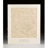 AN ANTIQUE REPUBLIC OF TEXAS MAP, "Map of Texas," JOHN ARROWSMITH, LONDON, APRIL 17, 1841, hand-