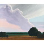 HERSHALL SEALS (American/Texas 20th/21st Century) A PAINTING, "Central Texas Crepuscular," oil on