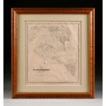 A FACSIMILE CADASTRAL MAP, "Map of Nacogdoches County," EARLY 20TH CENTURY, a reproduction of the