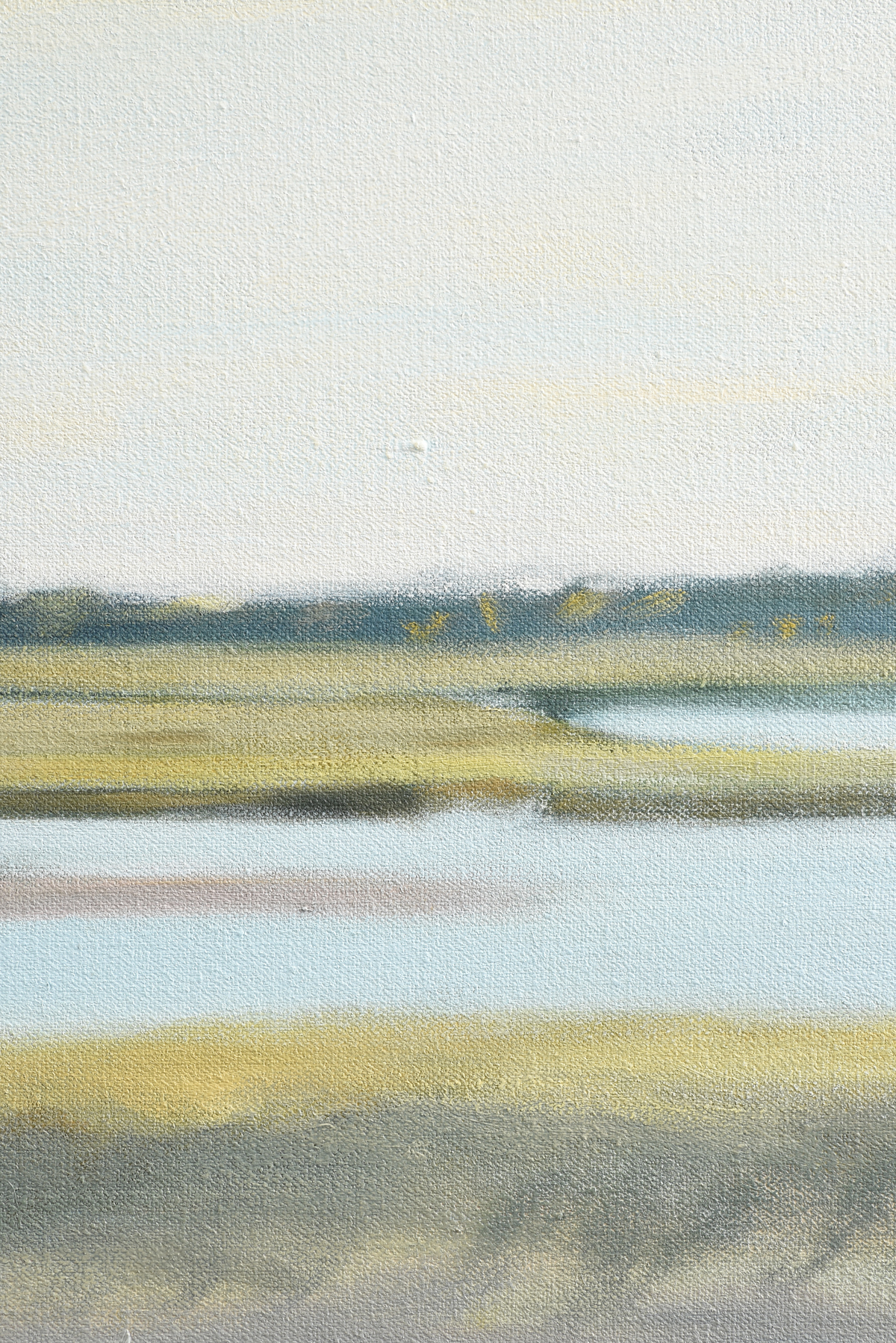 GAIL KERN (American 20th/21st Century) A PAINTING, "Marshland in Landscape," oil on canvas, signed - Image 4 of 15