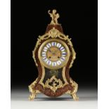 A LOUIS XIV STYLE ORMOLU MOUNTED BOULLE MARQUETRY BRACKET CLOCK, LATE 19TH CENTURY, the short