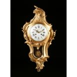 A LOUIS XV STYLE ORMOLU CARTEL CLOCK, BY DE LAFONTAINE, PARIS, LATE 19TH CENTURY,, after the