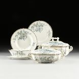 A FIFTY-SEVEN PIECE SWEDISH GUSTAFSBERG "WEXIO" PORCELAIN DINNER SERVICE, MARKED, 1887-1939, each