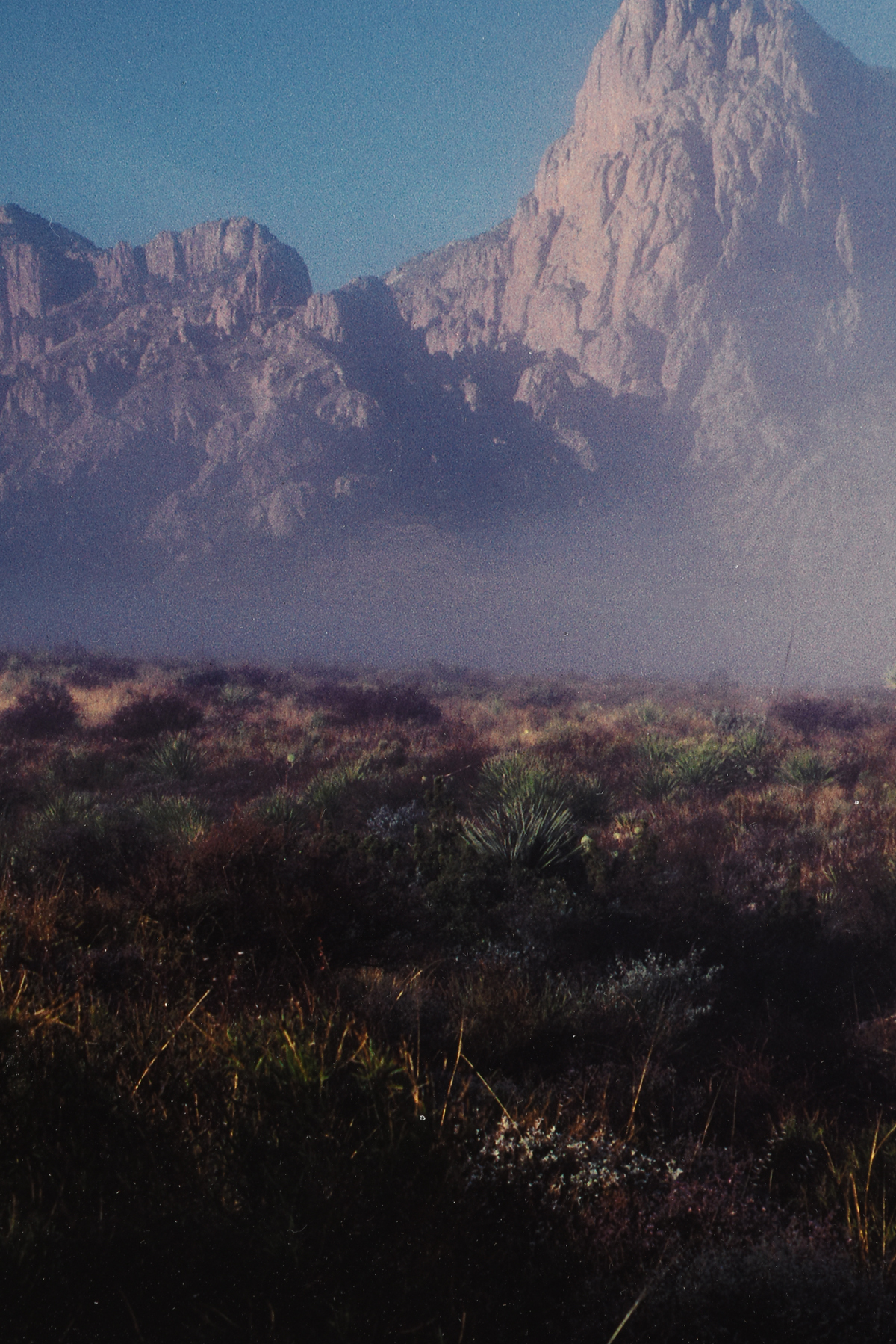 BILL WRIGHT (American/Texas 20th/21st Century) A PHOTOGRAPH, "Mountains in Morning Fog (Green - Image 6 of 11