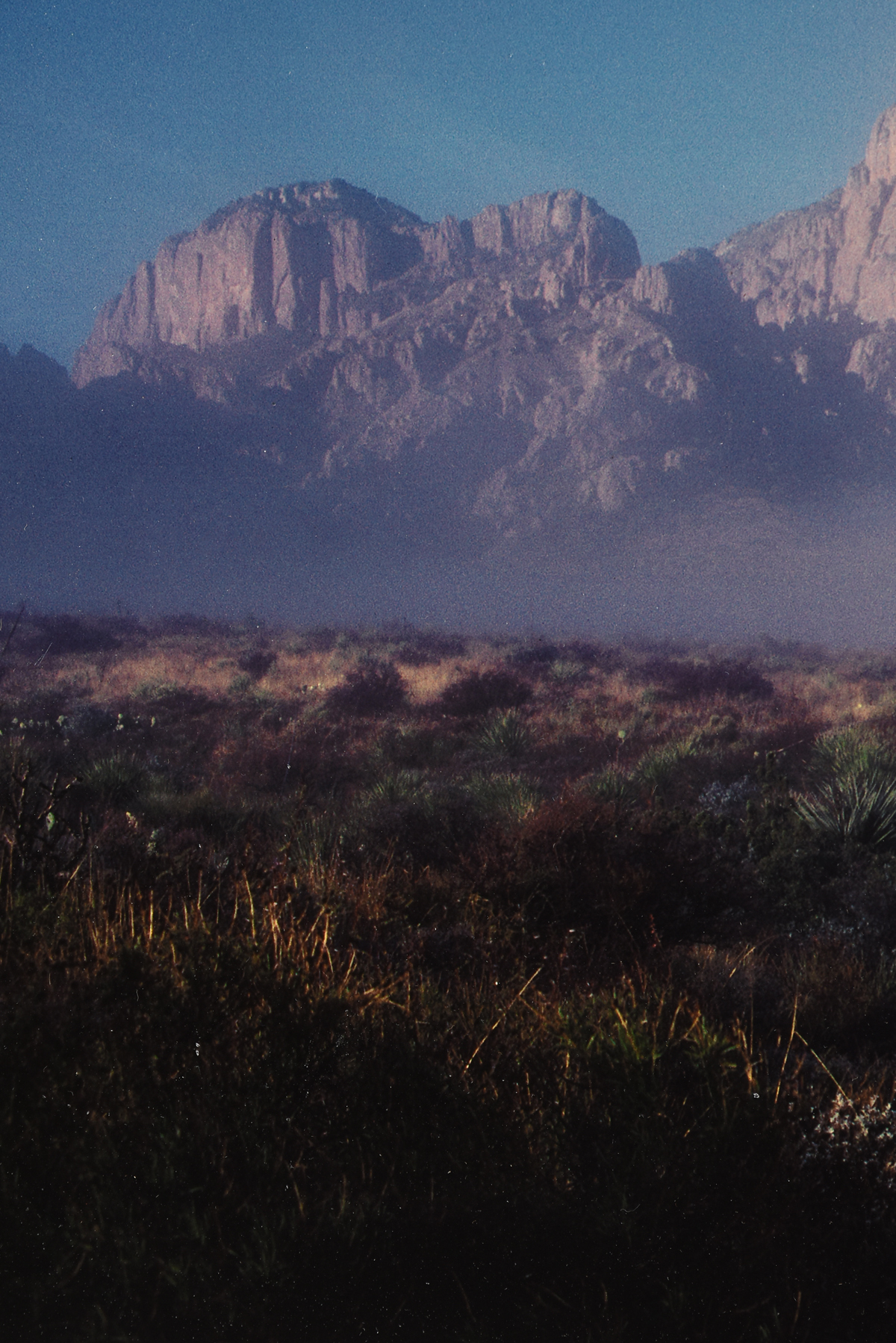 BILL WRIGHT (American/Texas 20th/21st Century) A PHOTOGRAPH, "Mountains in Morning Fog (Green - Image 7 of 11