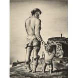 ROCKWELL KENT (American 1882-1971) A PRINT, "Dirty Deborah (Greenland)," lithograph on paper, signed
