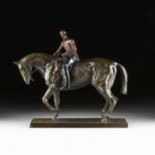 after ISIDORE JULES BONHEUR (France 1827-1901) A SCULPTURE, "Le Grande Jockey," 20TH CENTURY,