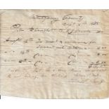A REPUBLIC OF TEXAS MANUSCRIPT, LAW ENFORCEMENT CERTIFICATE OF MEDICAL CARE RENDERED AFTER