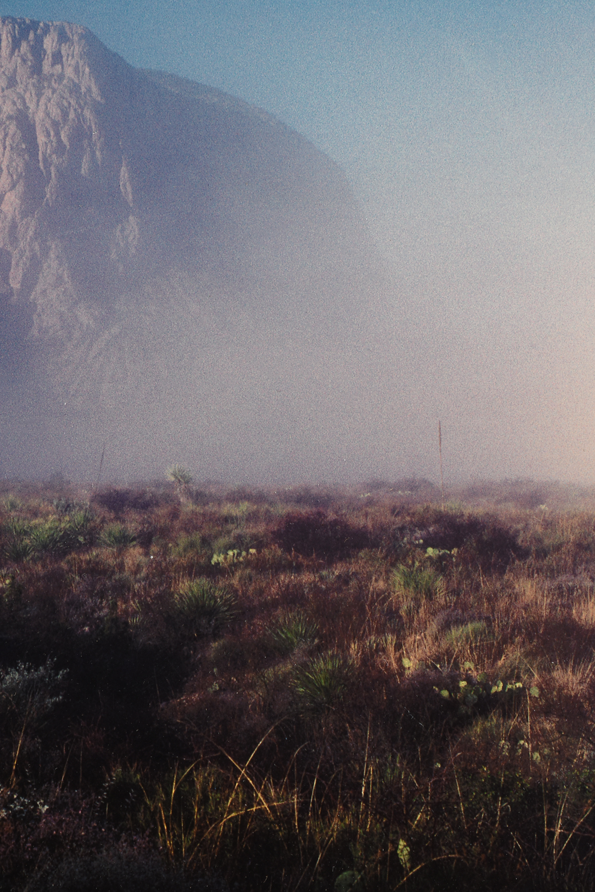 BILL WRIGHT (American/Texas 20th/21st Century) A PHOTOGRAPH, "Mountains in Morning Fog (Green - Image 5 of 11