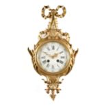 A TIFFANY & CO. NEOCLASSICAL STYLE ORMOLU CARTEL CLOCK, SIGNED, EARLY 20TH CENTURY, with a