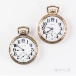 Two Illinois Watch Co. "Bunn Special" Open-face Watches