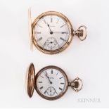 Two American Watch Co. Gold Hunter-case Watches