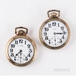 Two Illinois Watch Co. "Sixty Hour Bunn Special" Watches