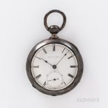 Coin Silver Civil War American Watch Co. Pocket Watch Identified to a Confederate Soldier