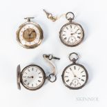 Four Key-wind Pocket Watches