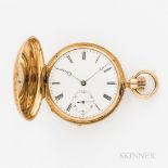 Patek Philippe & Co. 18kt Gold and Enameled Hunter-case Watch