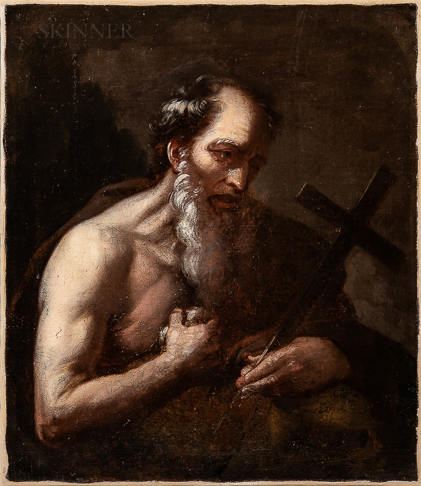 School of Jusepe de Ribera (Spanish, 1591-1652) Penitent Saint Jerome