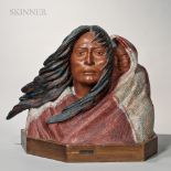 Harry Jackson (American, 1924-2011) Sacajawea-Indian Mother and Child, 1st Working Model for a