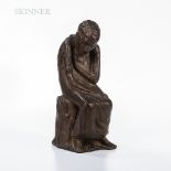 German School, 20th Century Seated Figure