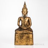 Gilt-ironwoodSeatedBuddha